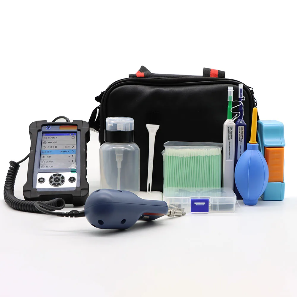 11-in-1光ファイバークリーニングツールキットバッグ