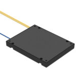 Front view of LGX Cassette PLC Splitter Module SC/UPC cassette.
