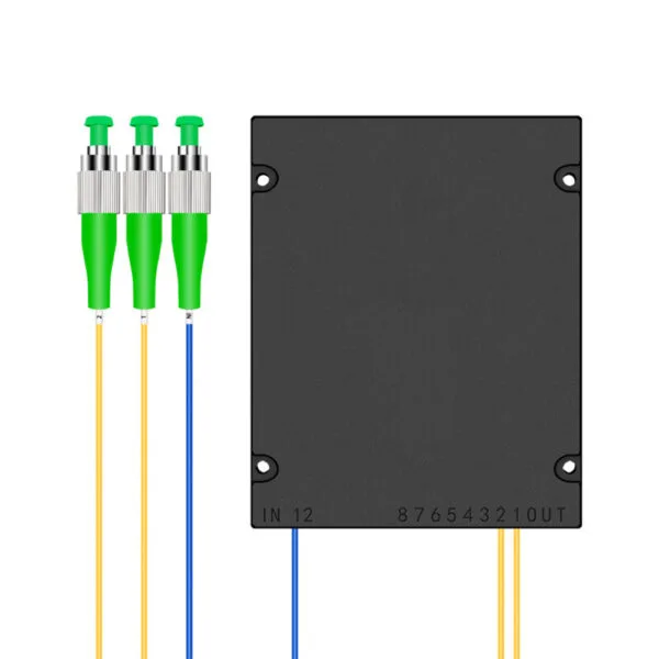 Разветвители PLC из ABS-пластика с разъемами FC/APC — конфигурации от 1x2 до 1x64