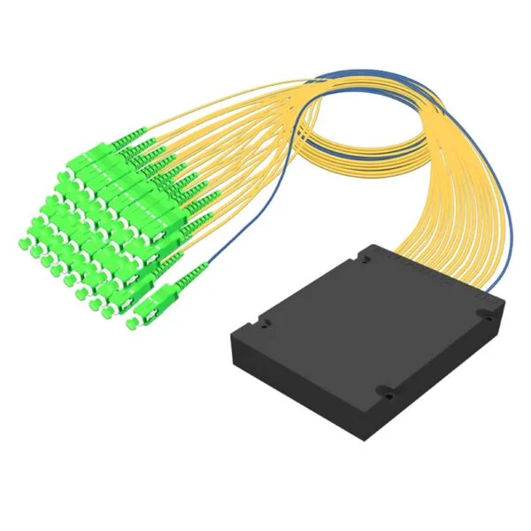صندوق ABS لموزع PLC FTTH SC/APC - خيارات PLC للألياف الضوئية 1xN و2xN