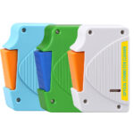 Fiber Optic Cleaning Box with Replaceable Tape three-colour