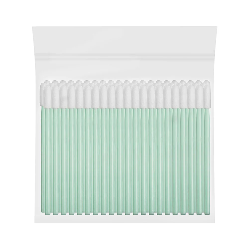 100x wacików do czyszczenia światłowodów, 100 okrągłych końcówek