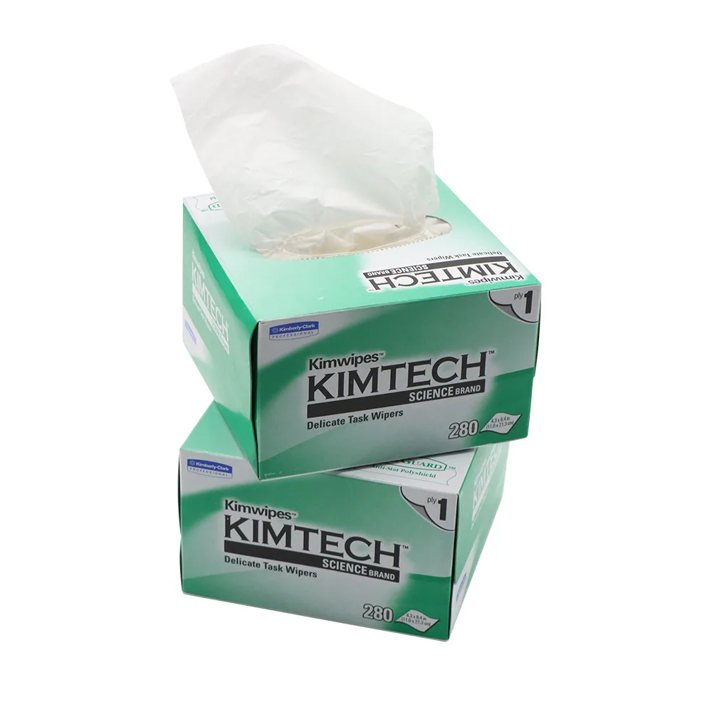 কিমটেক প্রিসিশন ফাইবার অপটিক ক্লিনিং ওয়াইপস সামনের দিকে