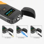 Testeur de câbles à fibre optique G2, wattmètre optique FTTH, 3 types de connecteurs