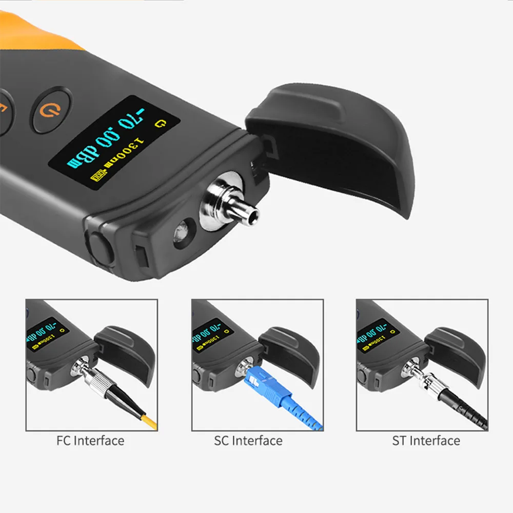 Testeur de câbles à fibre optique G2, wattmètre optique FTTH, 3 types de connecteurs