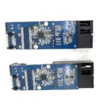 Gigabit Ethernet Fiber Media Converter standing upright.