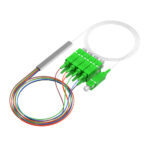 Mini Fiber Optic PLC Splitter with 1x16 output connectors.