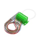 Mini Fiber Optic PLC Splitter SC/APC Connector, 1x2, 1x4, 1x8, 1x16, 1x32, 1x64 Configurations