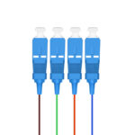 Close-up of connector on LGX Cassette PLC Splitter.