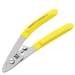 Fiber Optic Stripper Stainless Steel Miller Pliers yellow