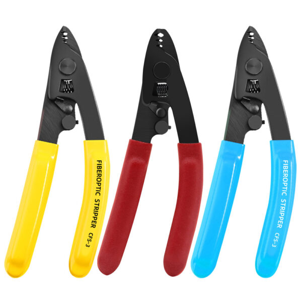 Miller CFS-3 Fiber Optic Stripping Tool, Carbon Steel, Non-Slip Three colors