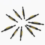 Multiple Fiber Optic Mechanical Splices 250µm/900µm grouped together.