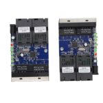 Fiber to RJ45 Media Converter Optical Switch PCBA Board 10/100Mbps - 2 Fiber Ports, 4 RJ45 Ports