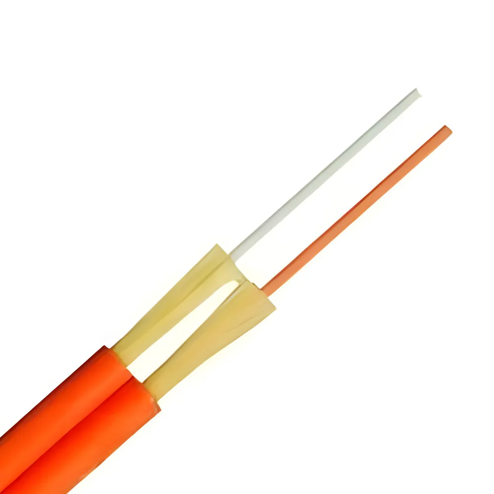 Kabel Zipcord Gentian Optik Penimbal Ketat Dupleks Rata GJFJBV 2 Teras