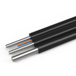 LSZH QS Cable - GJYXCH FTTH Steel Butterfly Fiber Optic Cable for Indoor/Outdoor