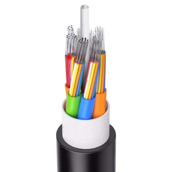 GYFTY/GYFTZY Stranded Loose Tube Fiber Optic Non-Metallic Sheathed Cable, Flame Retardant, EMI Resistant, Outdoor, 2 ~ 216 Core
