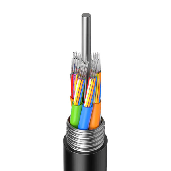 GYTZA Armored Fiber Optic Cable, Stranded Loose Tube, Aluminum Tape, Flame Retardant LSZH, Outdoor Cable Tray & Conduit, 2-288 Cores