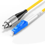 LC UPC Simplex to FC UPC Simplex Fiber Patch Cable, Single Mode, Telecom Grade
