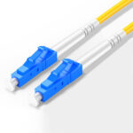 LC UPC Simplex to LC UPC Simplex Single Mode Fiber Patch Cord, 9/125, OFNR, 2.0mm