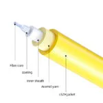 Structuurdiagram van LC/UPC naar SC/APC patchkabel