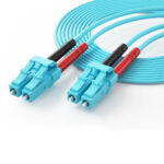 Customized Multimode OM3 Fiber Optic Patch Cord LC-LC connectors