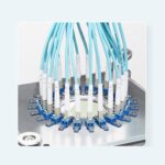 Set of 16 LC UPC to LC UPC duplex fiber patch jumper cables