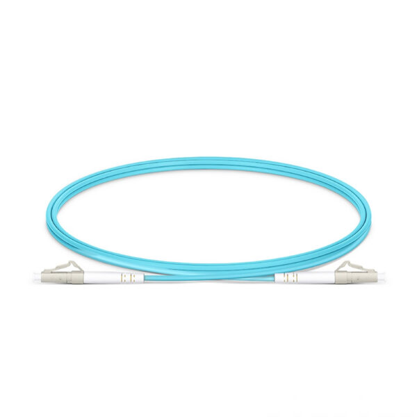 Customized OM3 Multimode Simplex Fiber Patch Cable LC-LC connectors