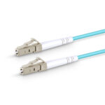 Customized OM3 Multimode Simplex Fiber Patch Cable LC-LC connectors
