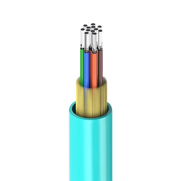 OM4 50/125 Multimode Loose Tube Fiber Optic Cable, 10/40/100Gbps, LSZH Jacket