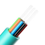 Structural diagram of MTP/MPO to MTP/MPO 12 Strand Female Multi-Fiber Patch Cable