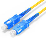 SC to SC Single Mode Simplex Fiber Patch Cable, 9/125μm, LSZH Flame Retardant