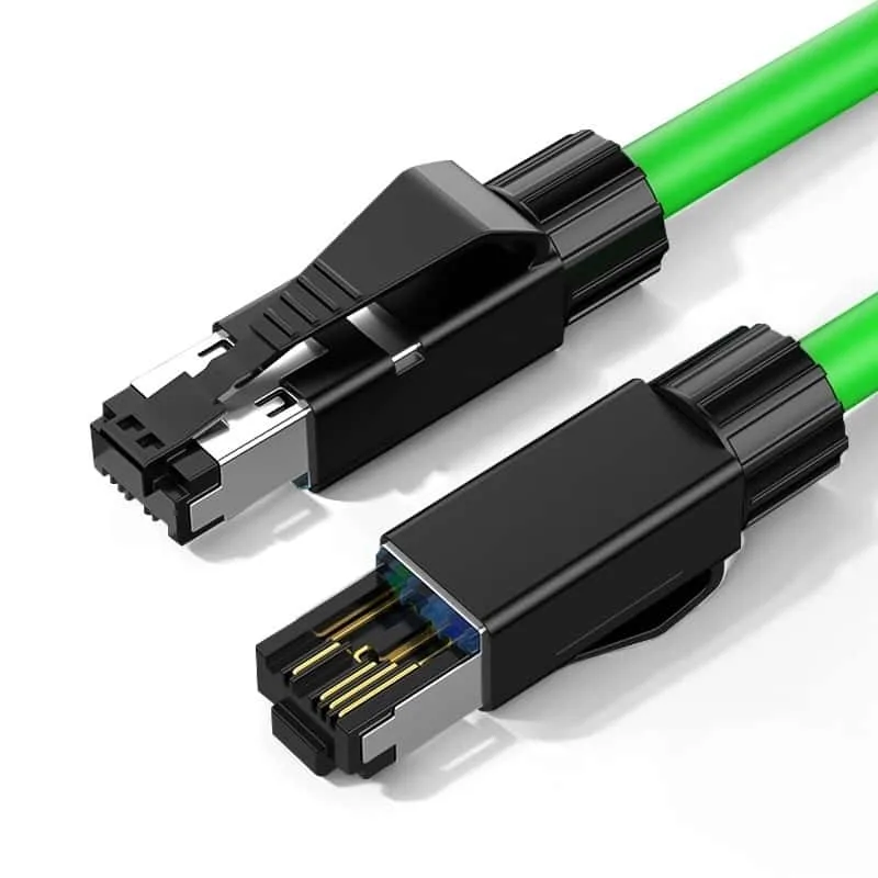 4 Teras RJ45 Penyambung Kabel CAT5E Bersalut Perak