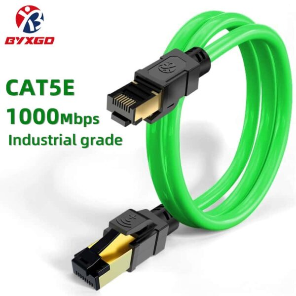 thumbnail image 2 of 38m 125' M12 RJ45 High Flex Industrial Ethernet CAT 5E Shielded 22AWG Cable Cmx 2 2 of 13