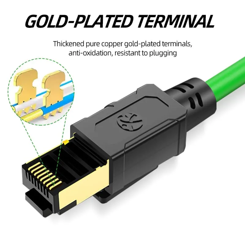 50피트 CAT5E 이더넷 케이블 금도금
