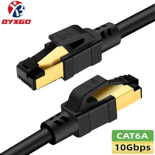 Kabel Ethernet 10Gbps Hitam