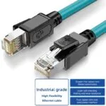 Kabel LAN CAT6A 10 Gb/s ciemnozielony