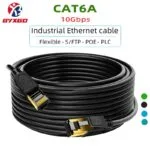 Złącze RJ45 CAT6A Kabel Ethernet przemysłowy 10 Gb/s S/FTP ekranowany