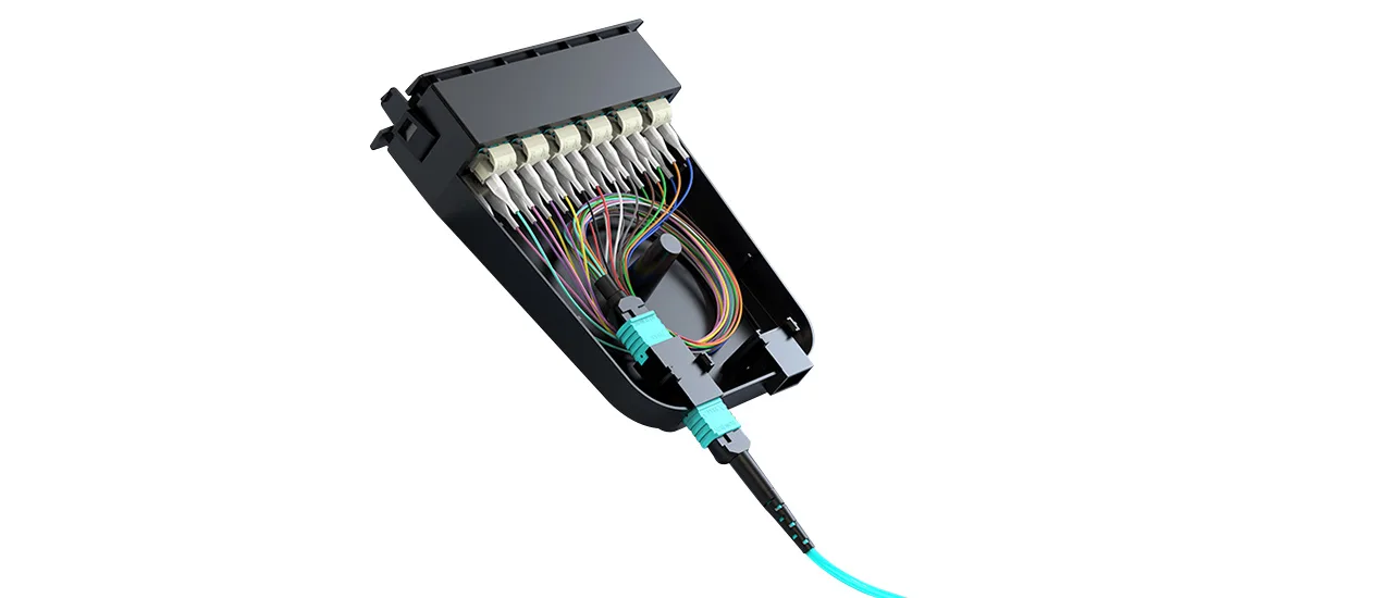 Tabla de conectores de fibra óptica