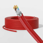 Oxygen-Free Copper 26AWG CAT6A S/FTP CM Cable - Red