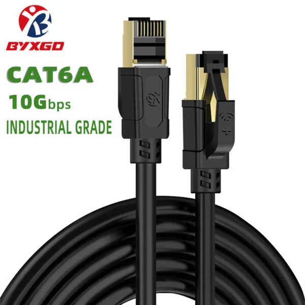 Kabel RJ45 CAT6A untuk PROFINET - Hitam
