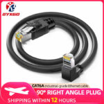 RJ45 Connector CAT5E/CAT6A 90 Degree Thin Patch Cable