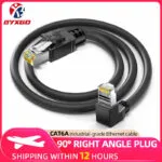 Cavo patch sottile CAT5E/CAT6A a 90 gradi con connettore RJ45