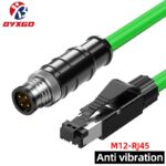 High Flexible RJ45 to M12 4-Pin Cable