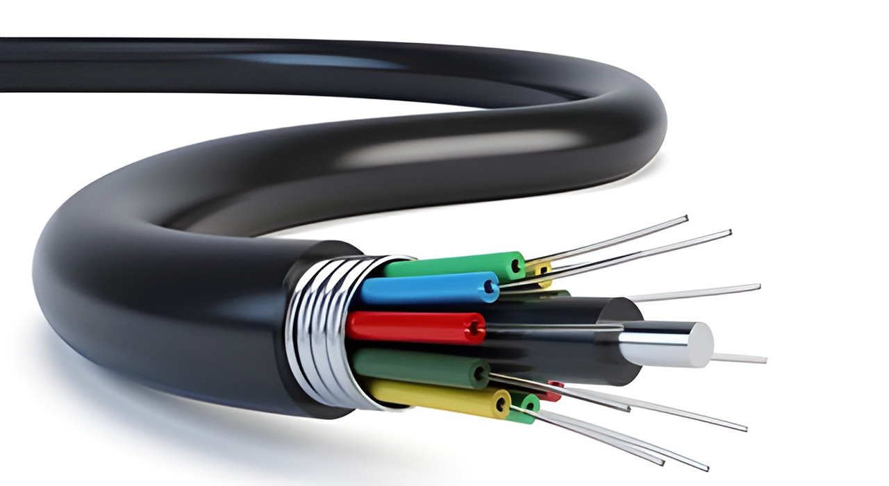 Illustration of fiber optic connector colors and types