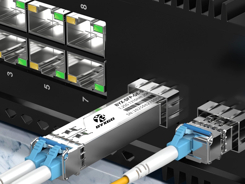 BYXGD-10G-SFP module is fully compatible with the switch, ensuring seamless connectivity and high performance