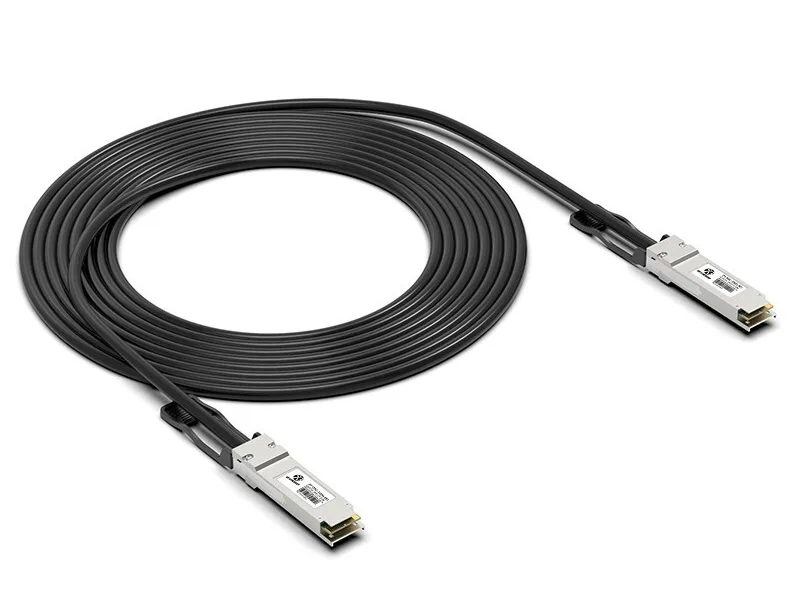 Das DAC-Kabel verbindet zwei optische Module.