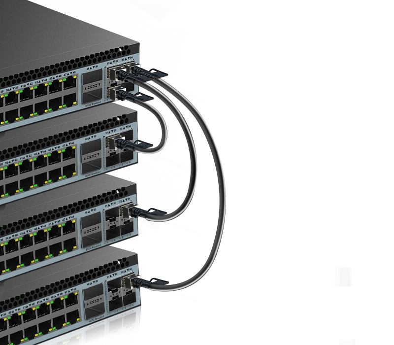 DAC cables are applied in switches.