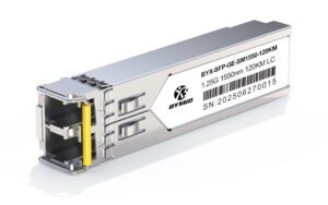 1G SFP Modules: BYXGD-SFP-1.25G-SM-1550nm-120KM