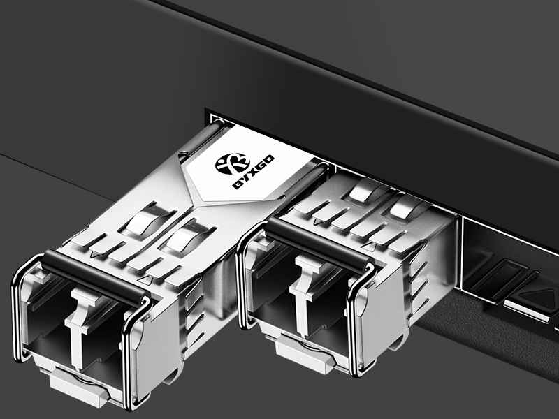 Single Mode vs Multimode SFP Modules - The optical module is inserted into the switch
