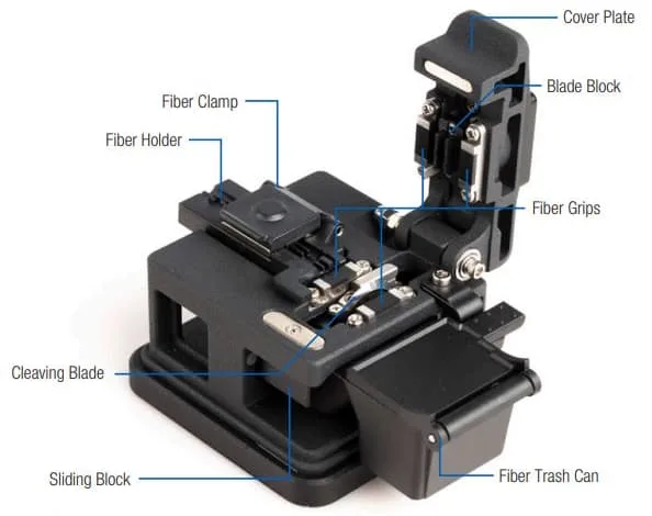 Menggunakan Fiber Cleaver